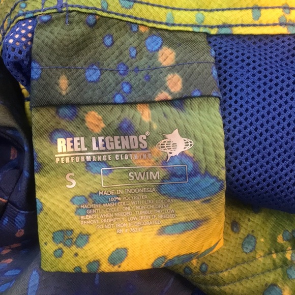 5/$25 Reel Legends Swim trunks Boys 16/18 - Picture 3 of 4